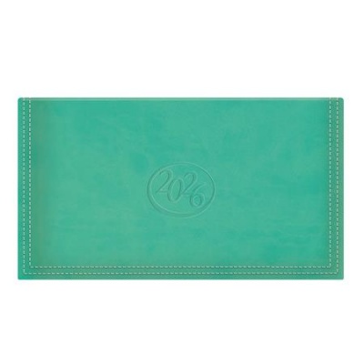 Zsebnaptár, fekvő elrendezésű, TOPTIMER, "Ace", menta