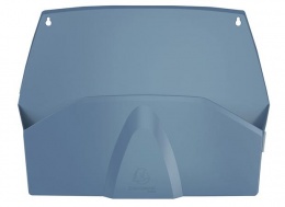 Fali rendszerező, 1 rekeszes, fekvő, 38,2x28,9x7,2 cm, EXACOMPTA "Autentik", kékesszürke