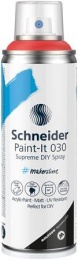 Akrilfesték spray, 200 ml, SCHNEIDER "Paint-It 030", piros